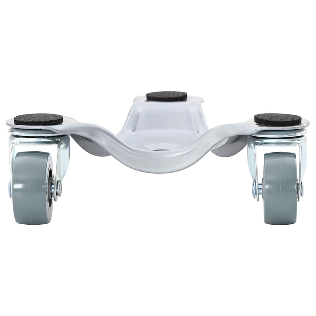 vidaXL Roulettes pour meubles 4 pièces 16 x 14,5 x 5,5 cm Acier 180 kg - Image 3