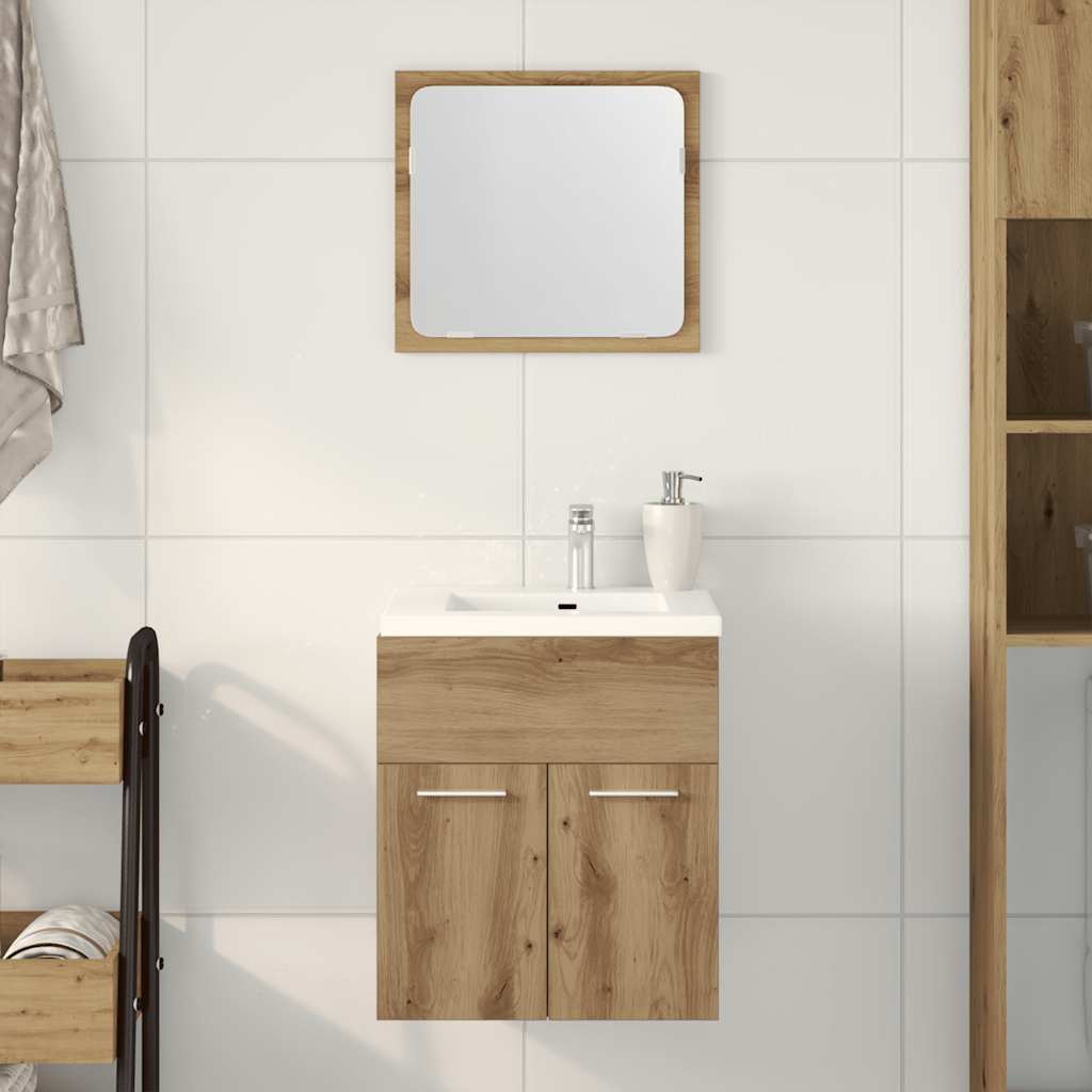 vidaXL Ensemble de meubles salle de bain 2 pcs bois d'ingénierie