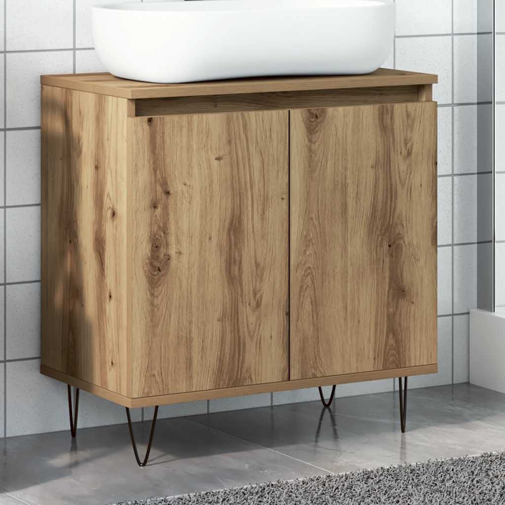 vidaXL Armoire de salle de bain chêne artisanal 58x33x60 cm