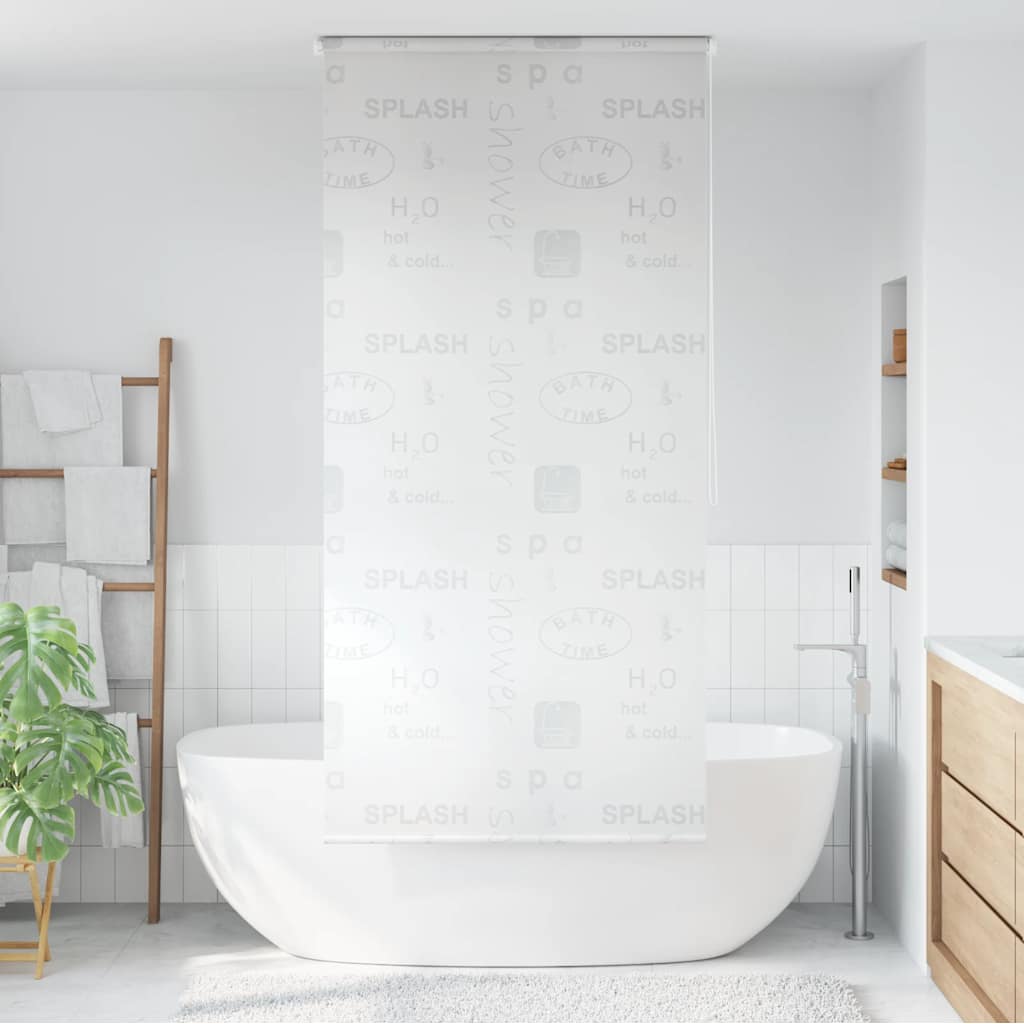 vidaXL Store roulant de douche 100x240 cm Éclaboussures