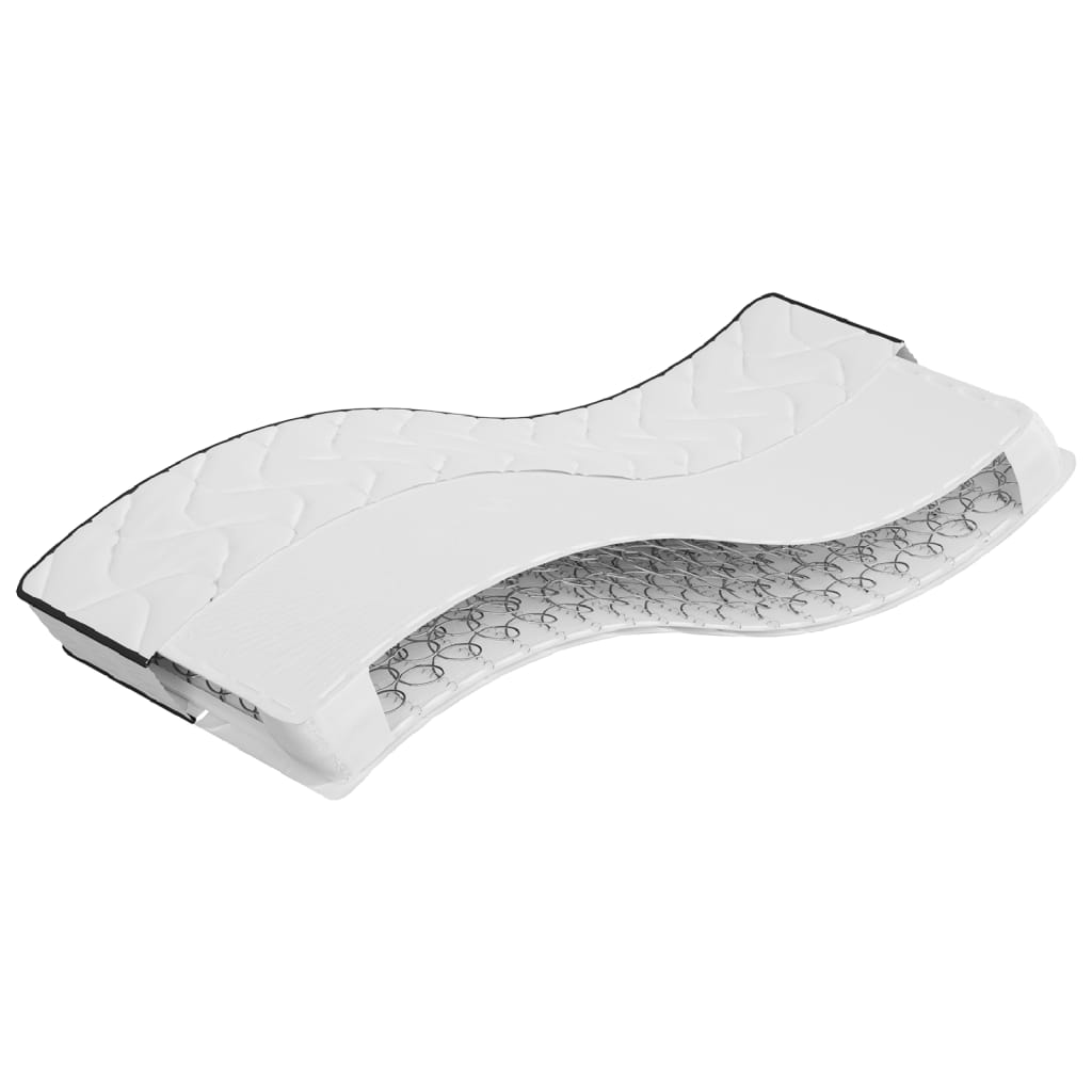 vidaXL Matelas à ressorts bonnell moyen 90x200 cm