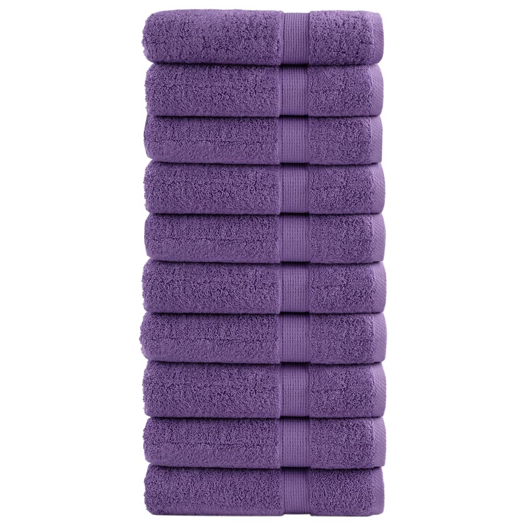 vidaXL Serviettes de bain de qualité supérieure SOLUND 10 pcs 600g/m²