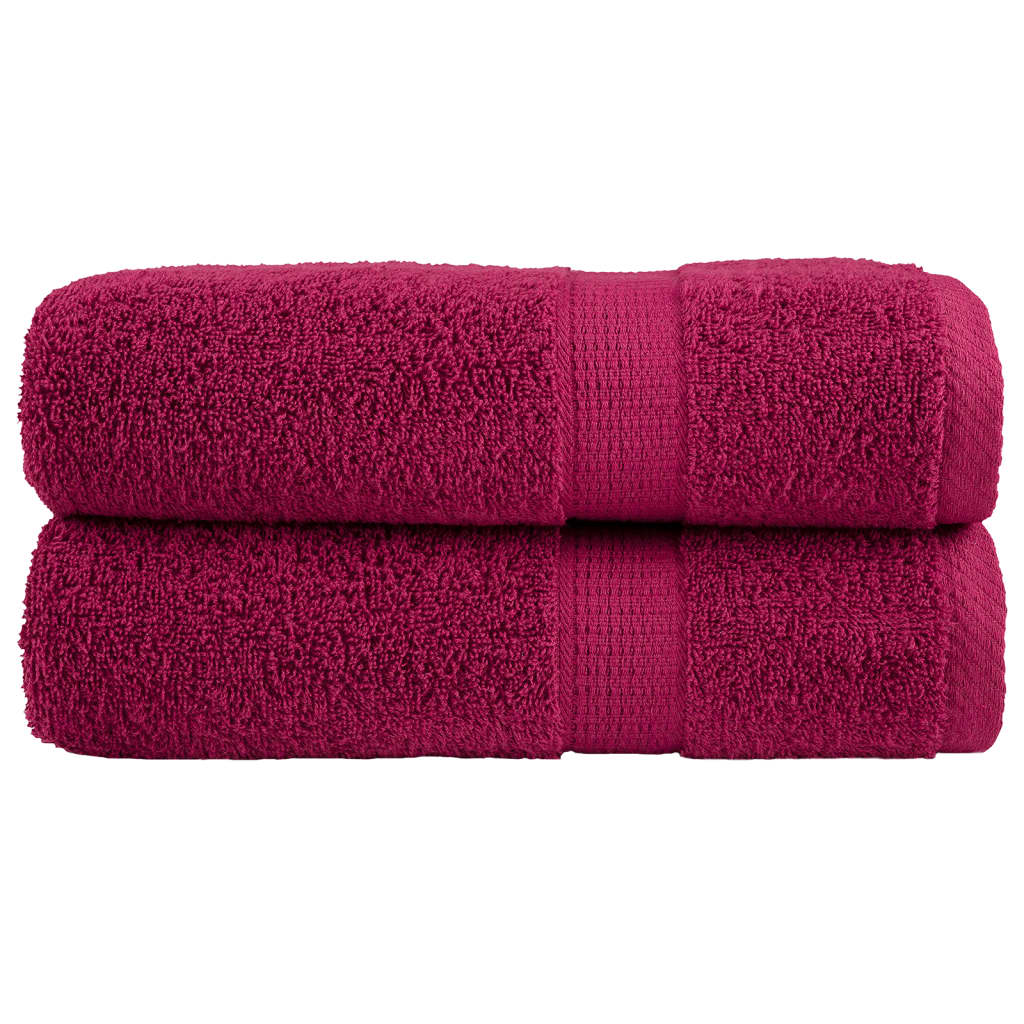 vidaXL Serviettes de douche de qualité supérieure SOLUND 2 pcs