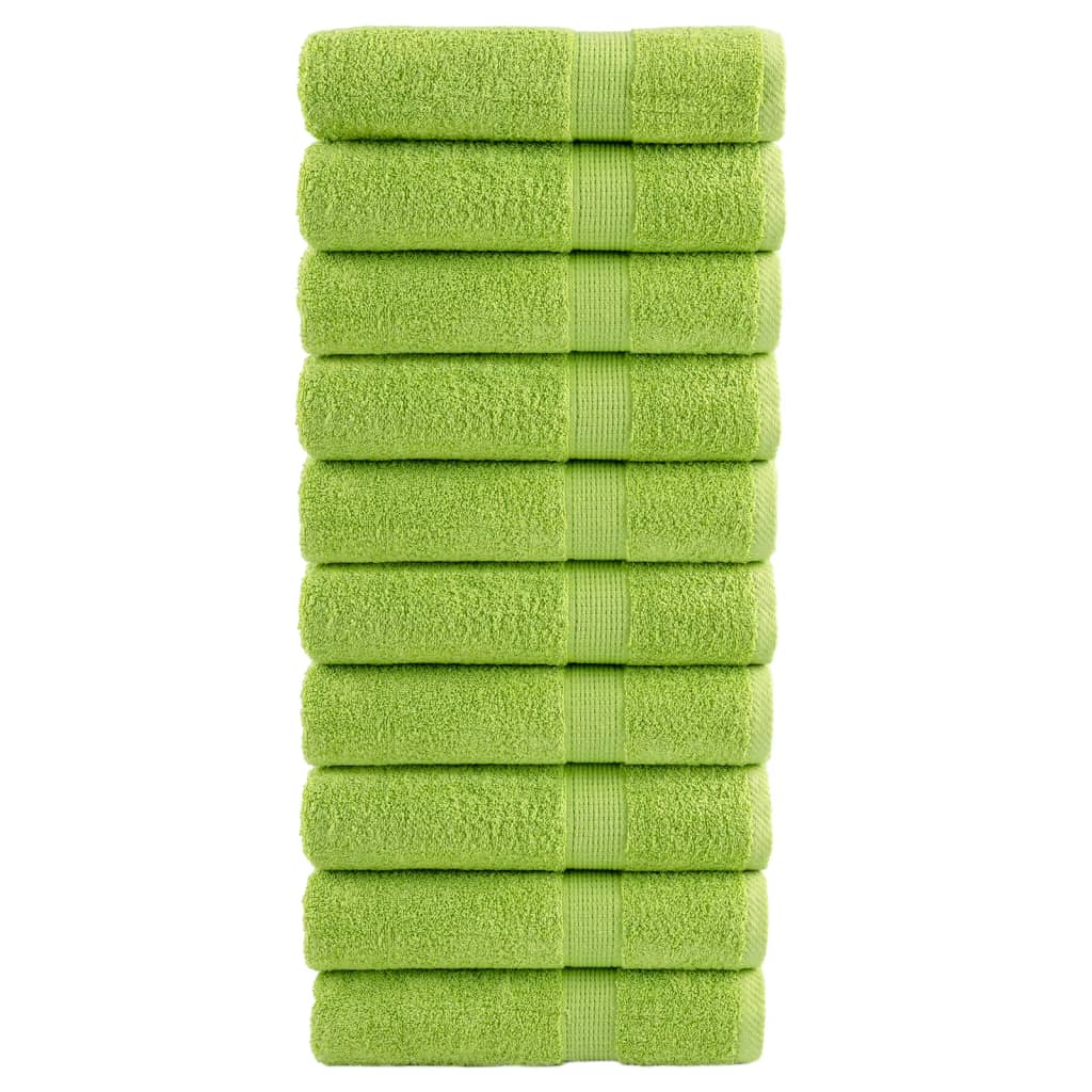 vidaXL Serviettes de bain de qualité supérieure SOLUND 10 pcs 600g/m²