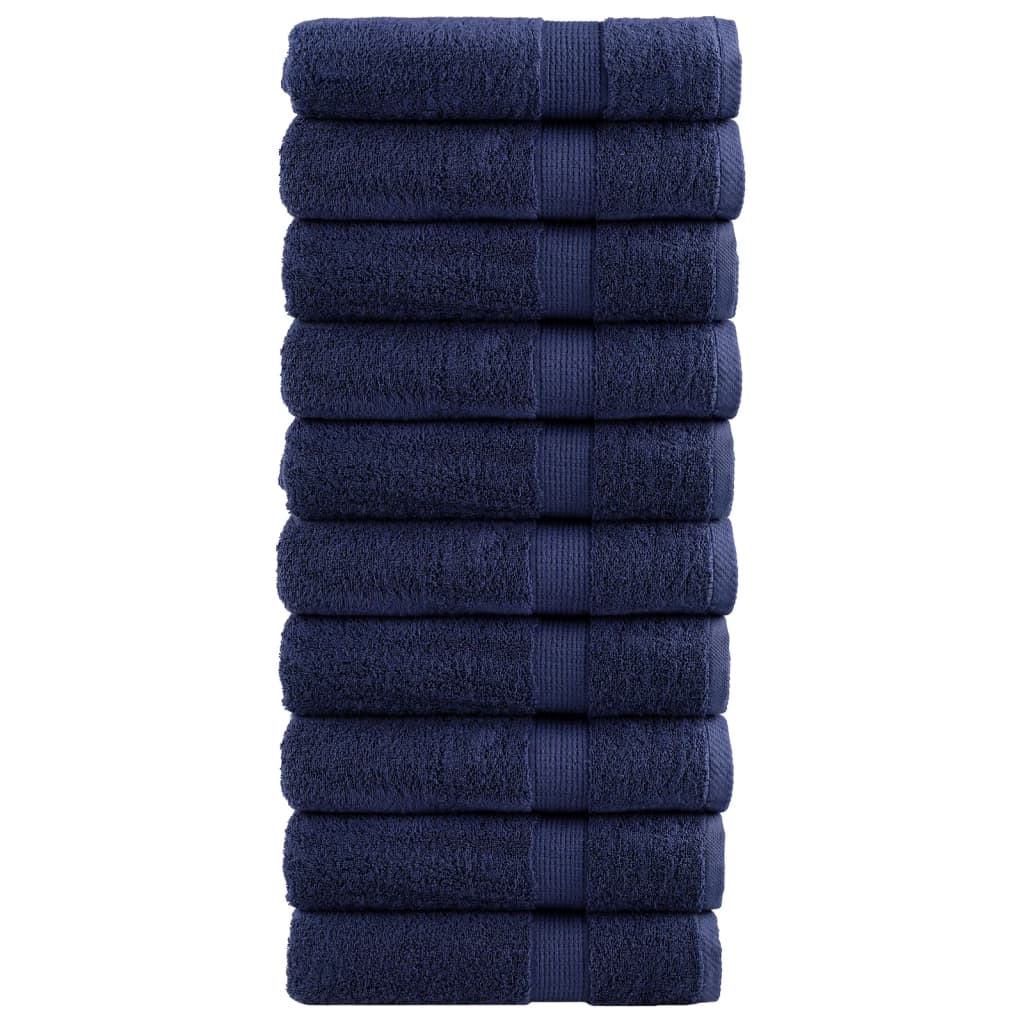 vidaXL Serviettes de douche de qualité supérieure SOLUND 10 pcs