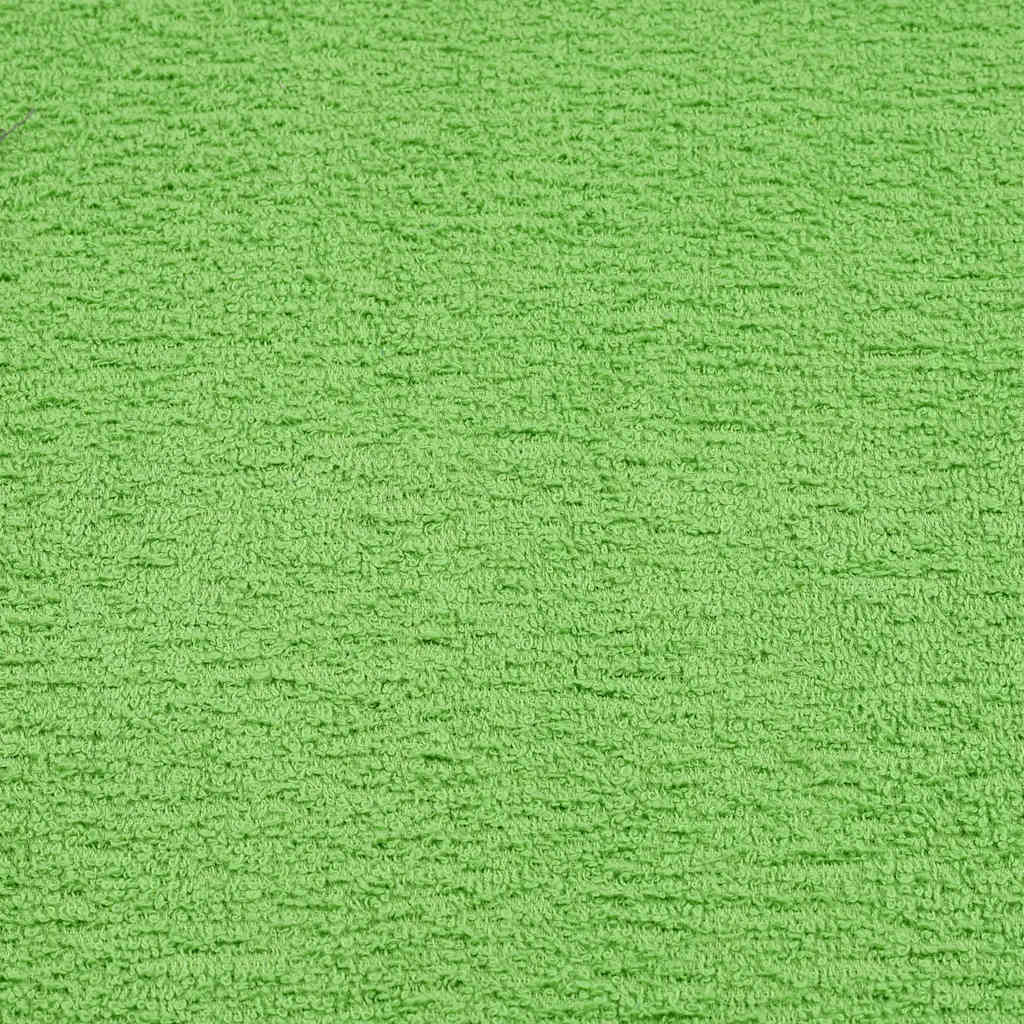 vidaXL Serviettes de sauna 4 pcs vert pomme 80x200 cm 100% coton - Image 5