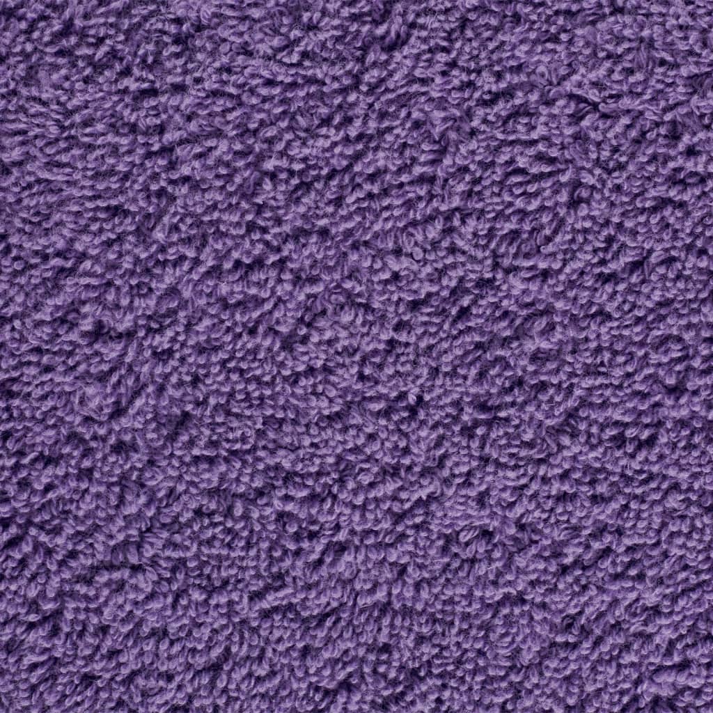 vidaXL Serviettes de douche de qualité supérieure SOLUND 2 pcs violet - Image 5