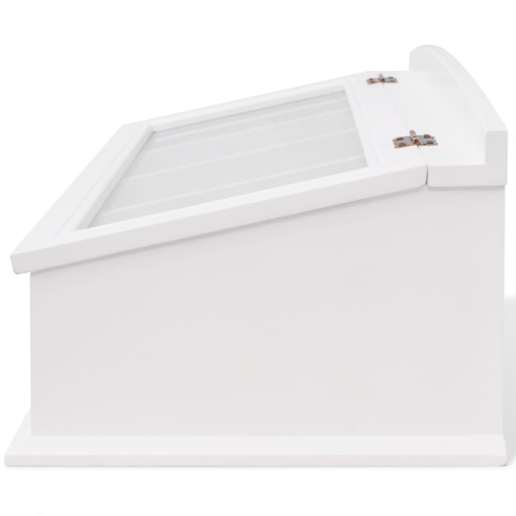 vidaXL Range-couverts en style baroque PFDM Blanc - Image 4