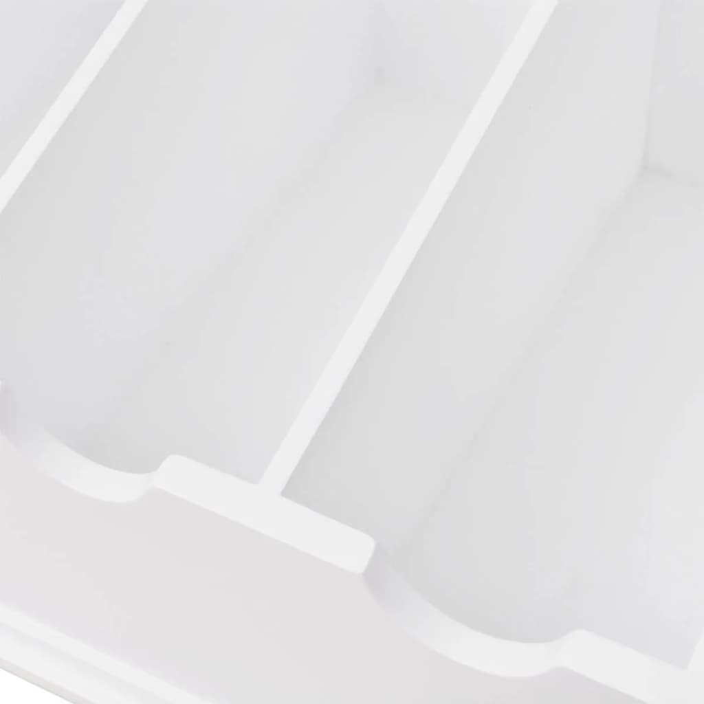 vidaXL Range-couverts en style baroque PFDM Blanc - Image 5