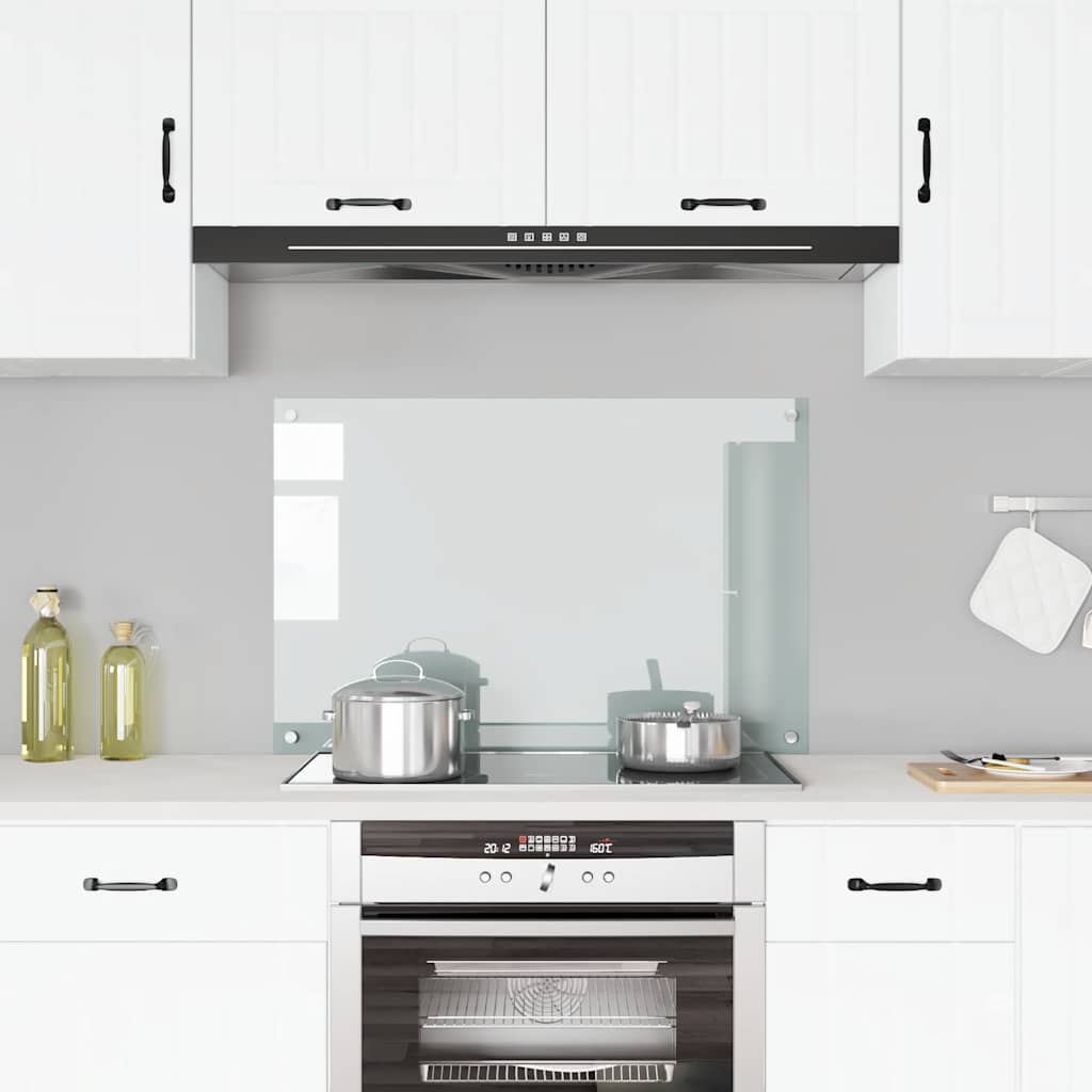 vidaXL Dosseret de cuisine Transparent 90x60 cm Verre trempé
