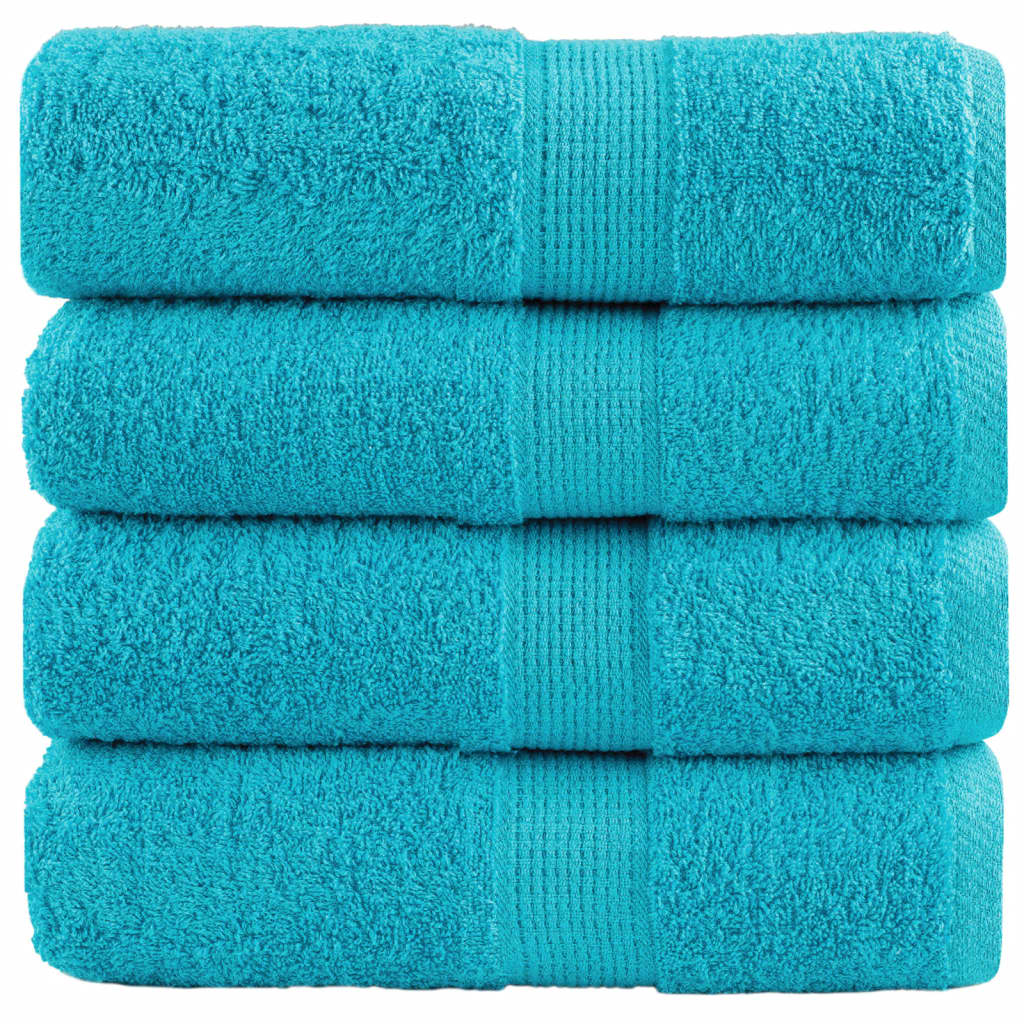 vidaXL Serviettes d'invité de qualité supérieure SOLUND 4 pcs