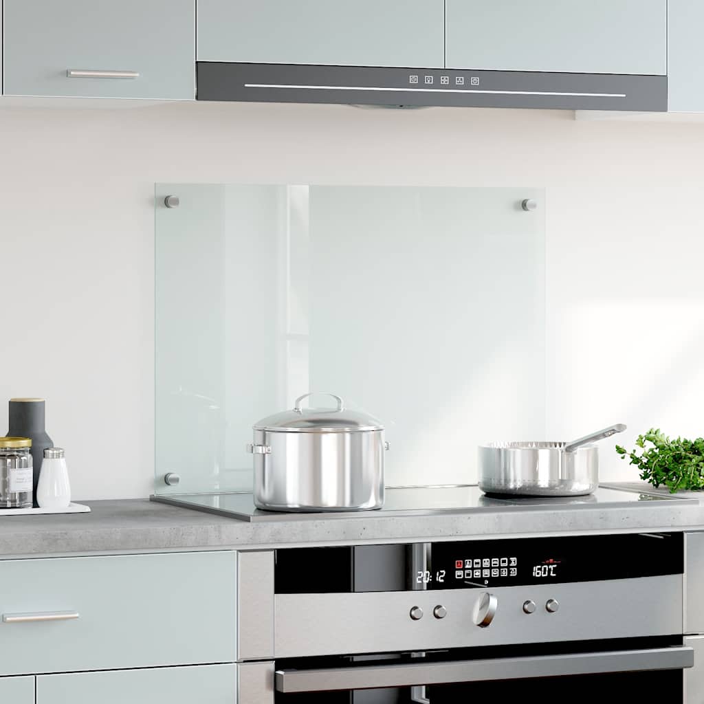 vidaXL Dosseret de cuisine Transparent 70x50 cm Verre trempé - Image 3