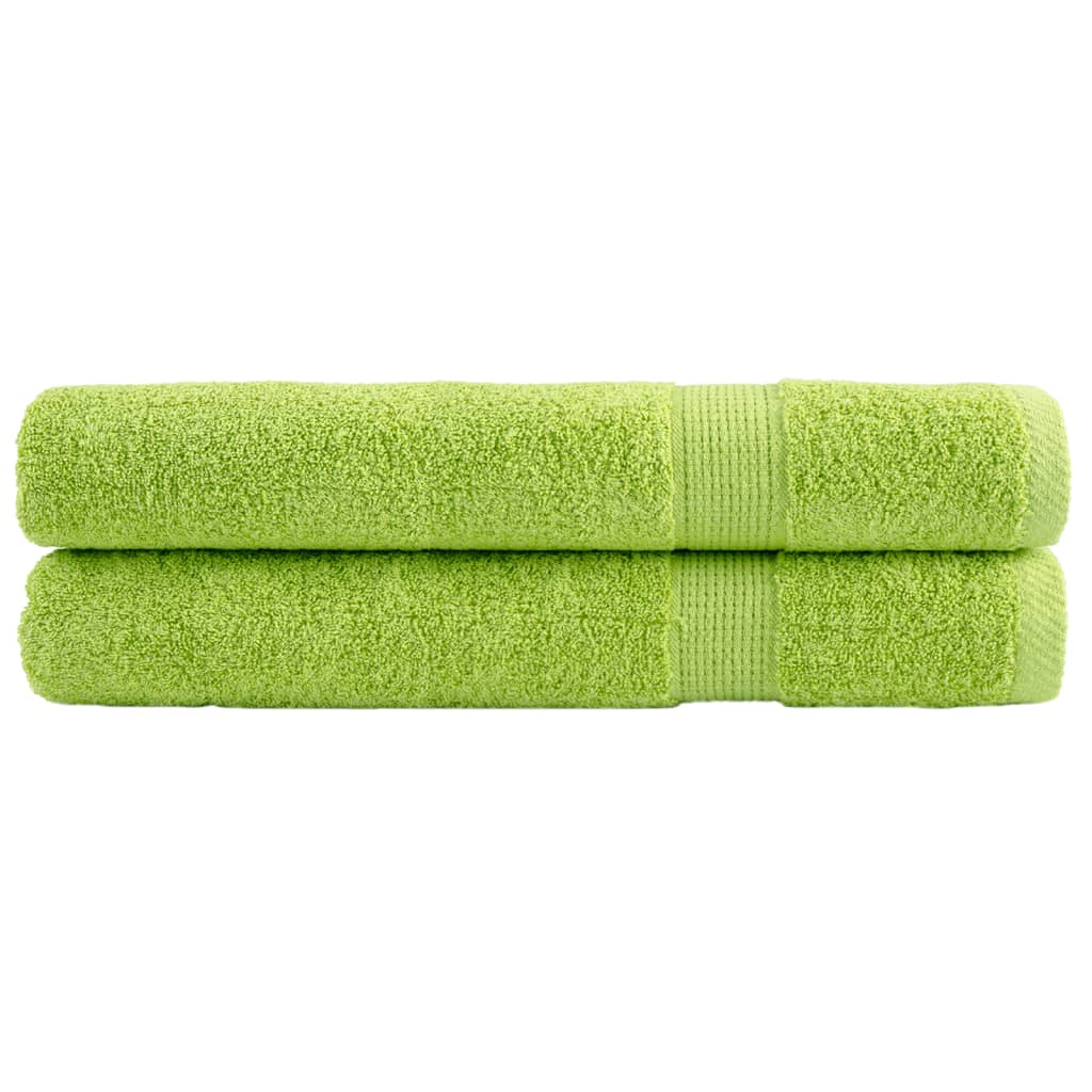 vidaXL Serviettes de qualité supérieure SOLUND 2 pcs vert pomme