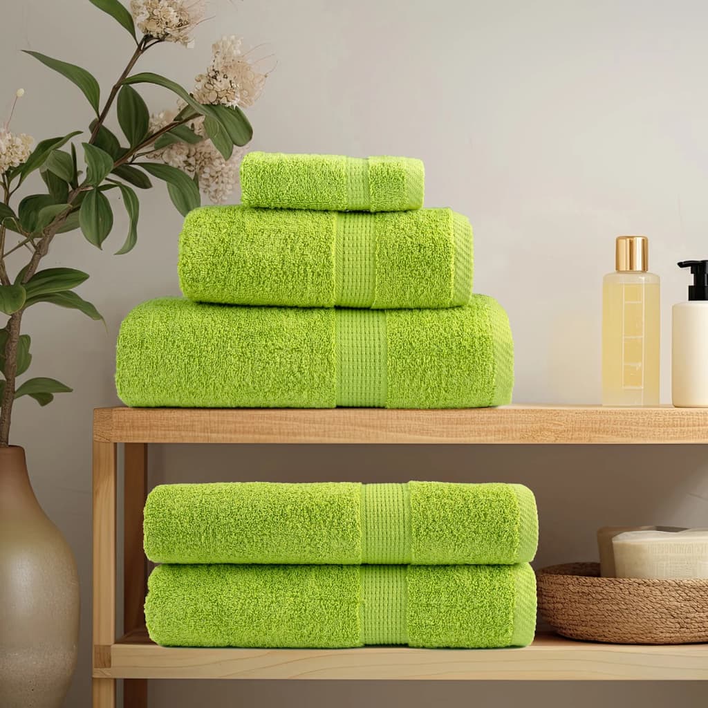vidaXL Serviettes de qualité supérieure SOLUND 2 pcs vert pomme - Image 3