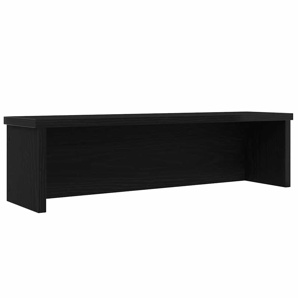 vidaXL Étagère de cuisine empilable noir 60x15x16 cm bois d'ingénierie