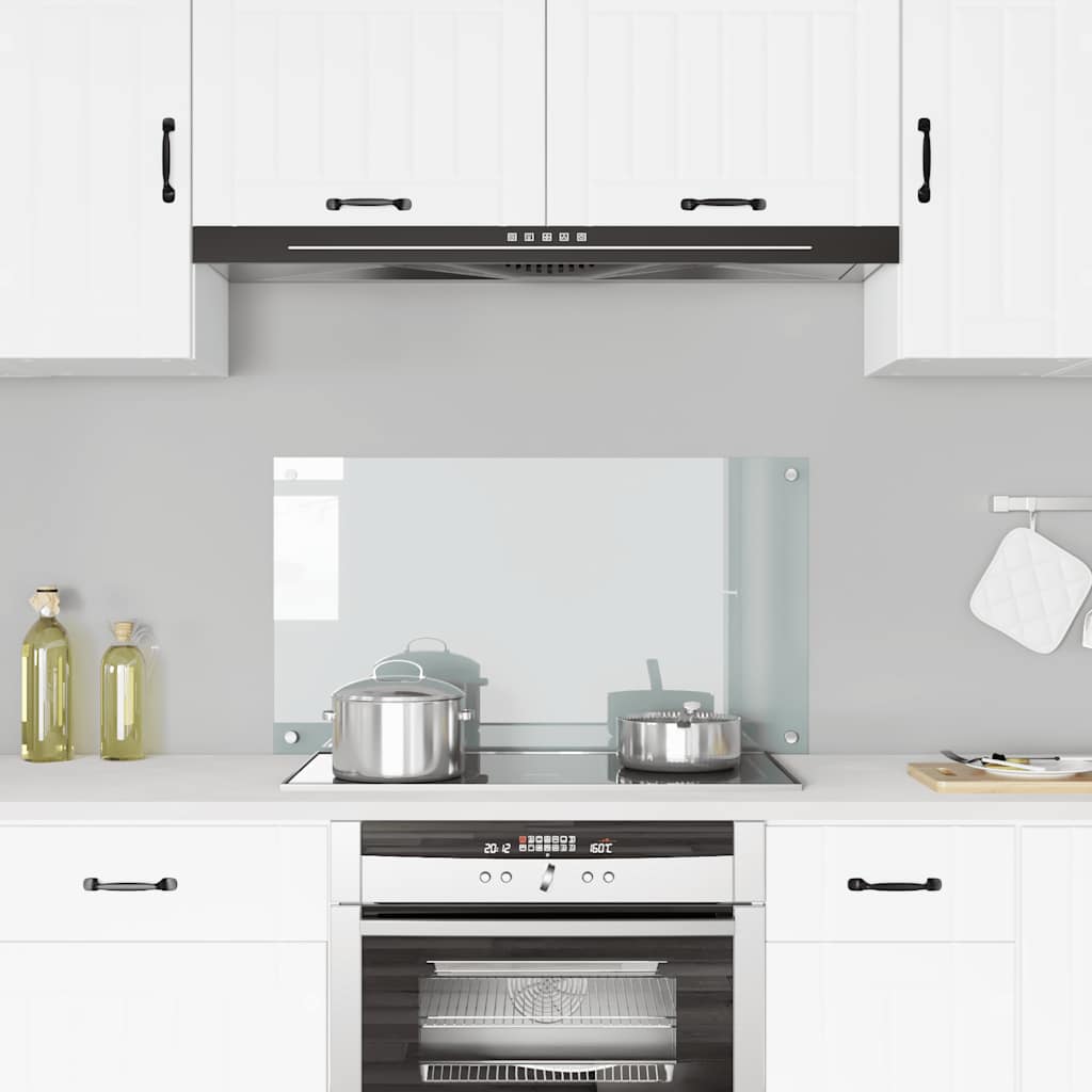 vidaXL Dosseret de cuisine Transparent 90x50 cm Verre trempé