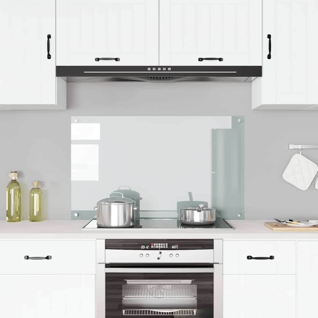 vidaXL Dosseret de cuisine Transparent 100x60 cm Verre trempé