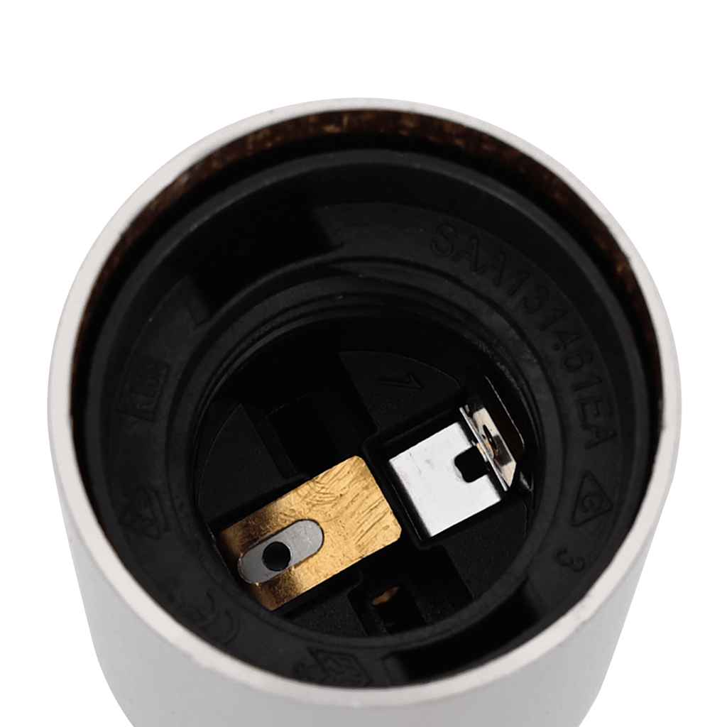 vidaXL Douilles de lampe 2 pcs nickel satiné E27 - Image 6