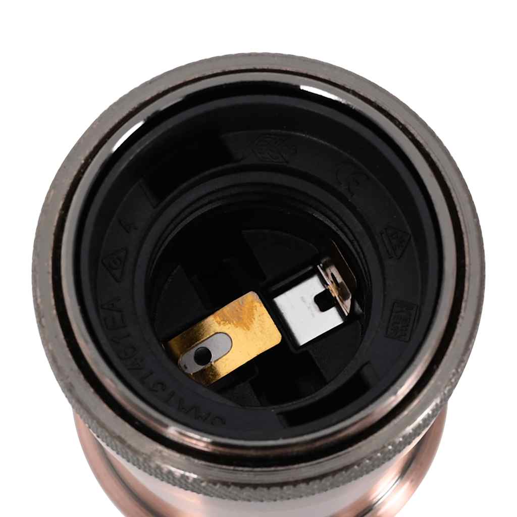 vidaXL Douilles de lampe 2 pcs bronze rouge E27 - Image 6