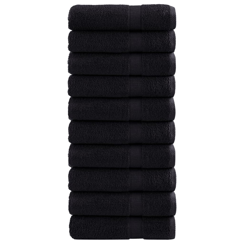 vidaXL Serviettes de bain de qualité supérieure SOLUND 10 pcs 600g/m²