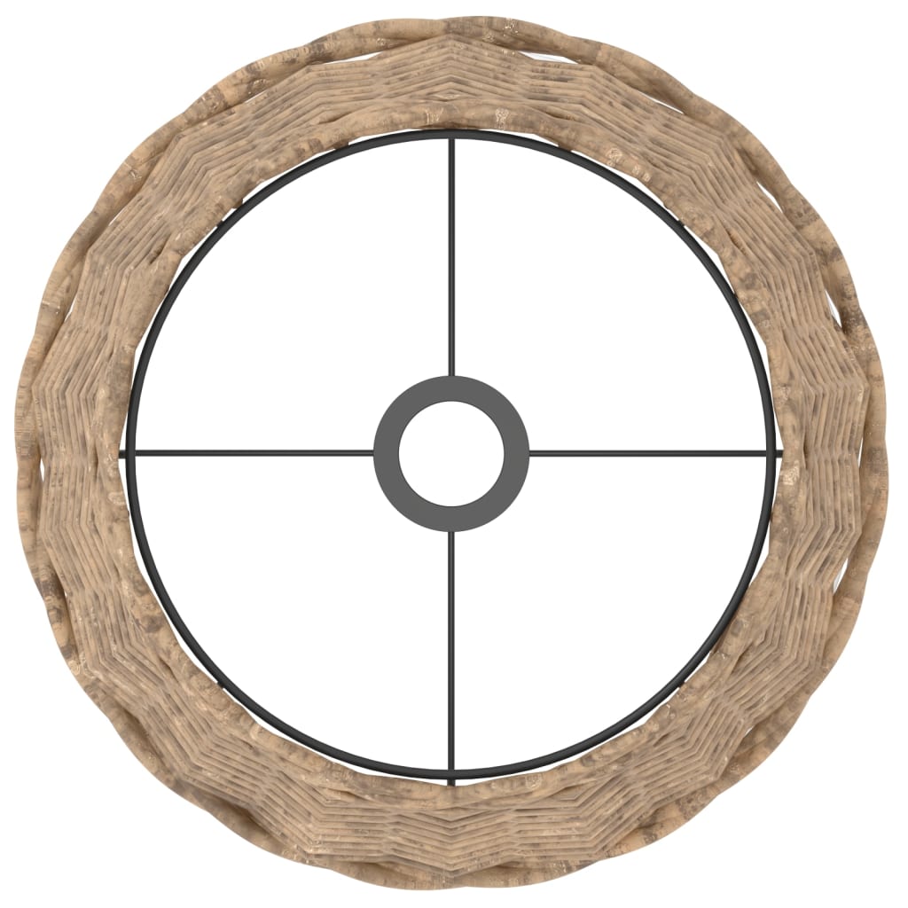 vidaXL Abat-jour marron Ø38x23 cm osier - Image 5