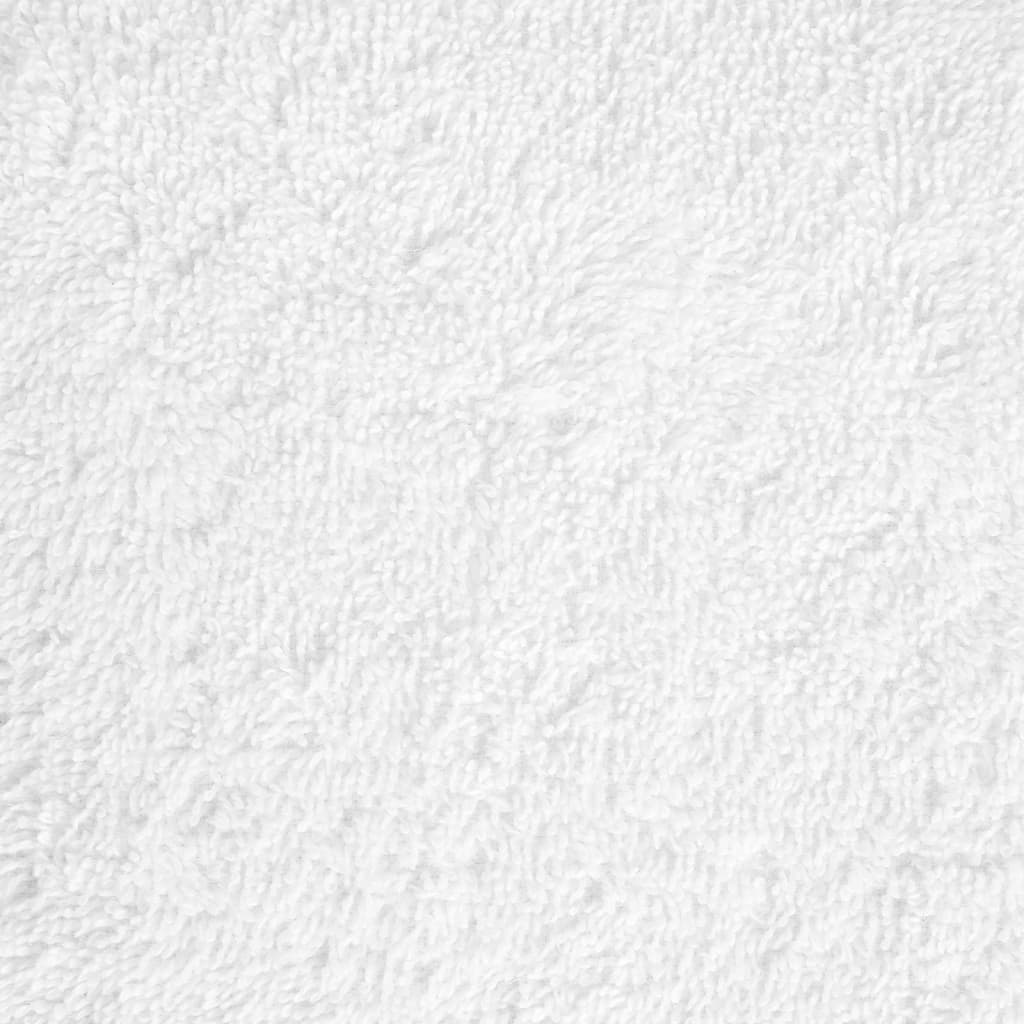 vidaXL Serviettes de douche de qualité supérieure SOLUND 10 pcs blanc - Image 5