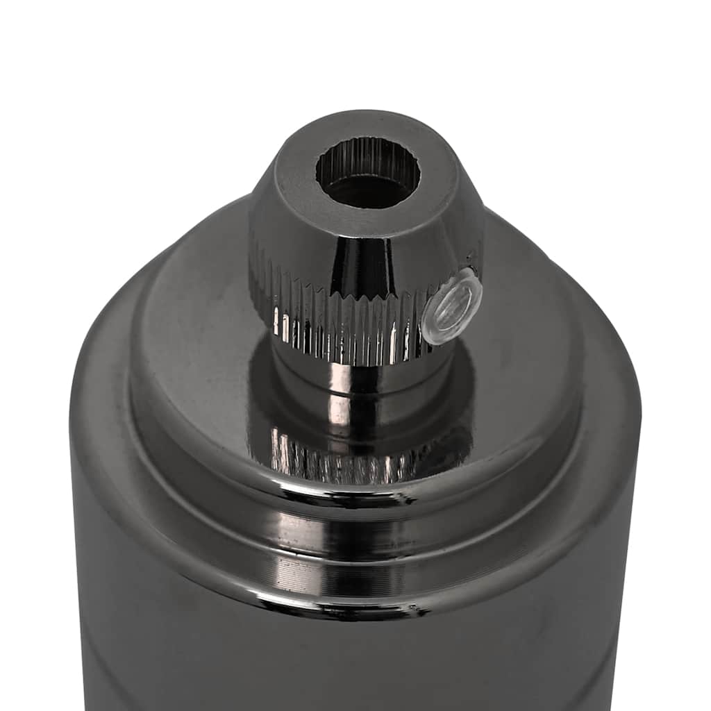 vidaXL Douilles de lampe 2 pcs noir brillant E27 - Image 5