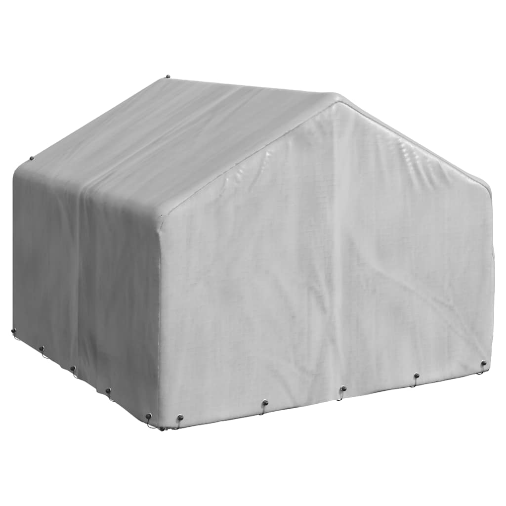 vidaXL Niche d'extérieur pour chien avec couvercle 2 x 2 x 1,5 m en acier galvanisé - Image 5