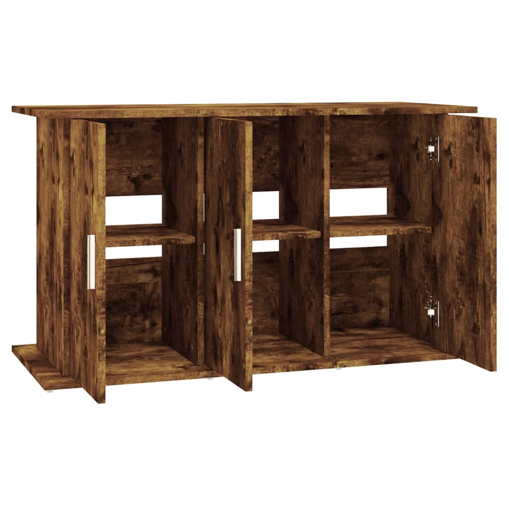 vidaXL Support pour aquarium chêne fumé 101x41x58 cm bois d'ingénierie - Image 6