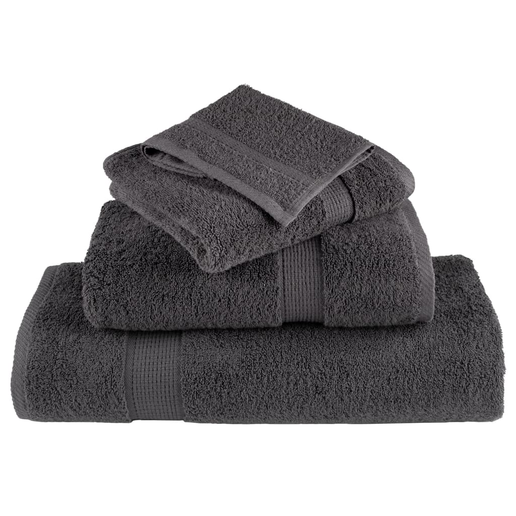 vidaXL Serviettes d'invité de qualité supérieure SOLUND 4 pcs 600 g/m² - Image 4