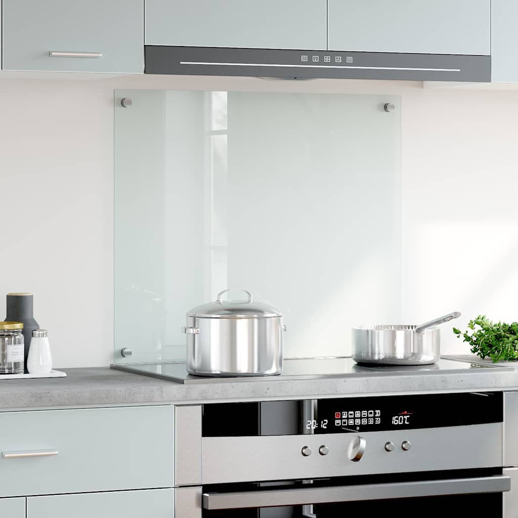 vidaXL Dosseret de cuisine Transparent 70x60 cm Verre trempé - Image 3