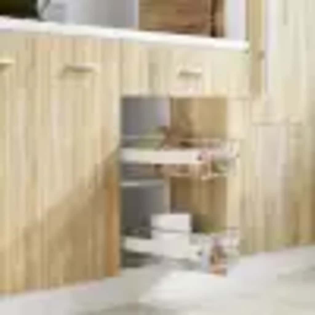 vidaXL Panier en treillis métallique 2 pcs 400 mm Argenté