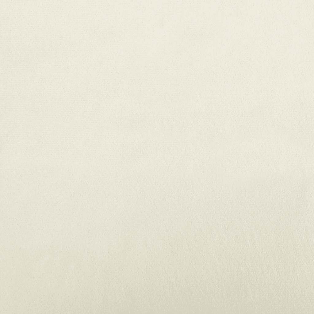 vidaXL Lit pour chien crème 95x55x30 cm velours - Image 6