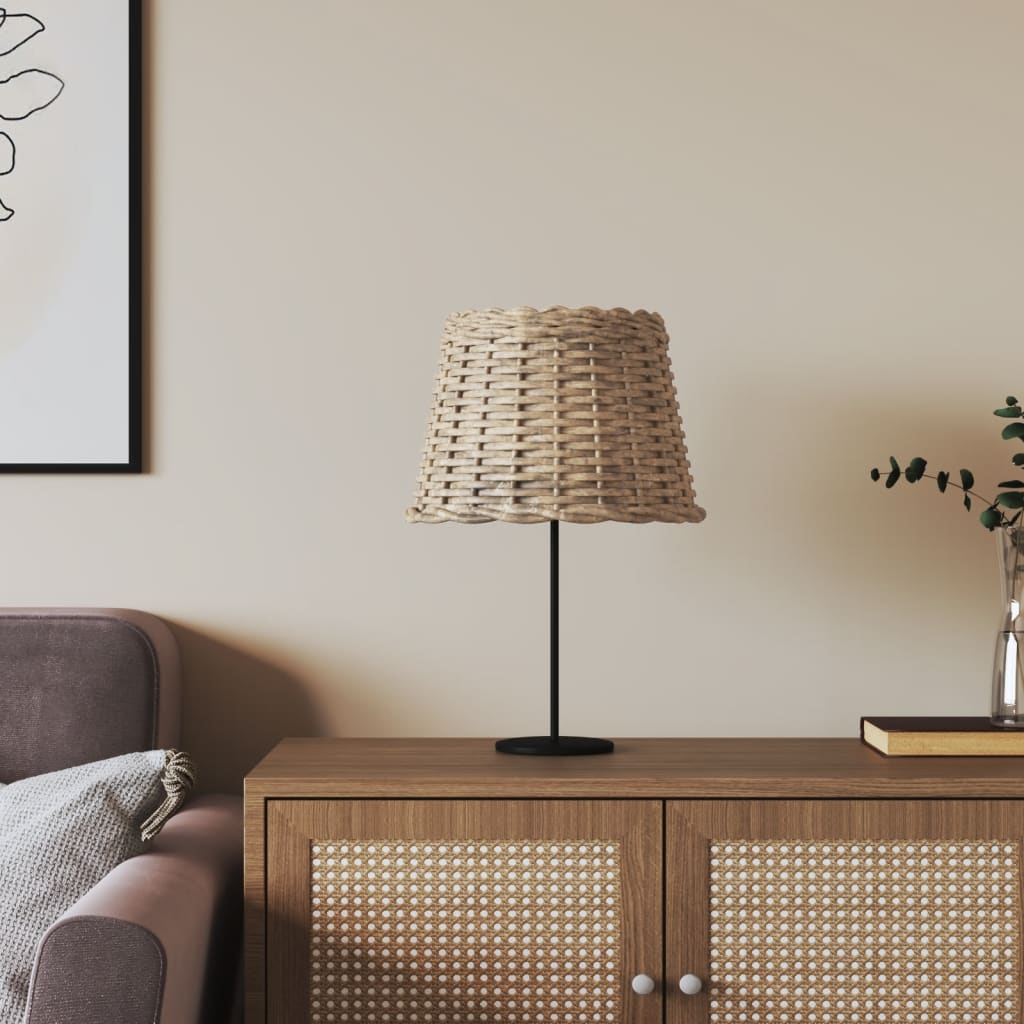 vidaXL Abat-jour marron Ø30x20 cm osier