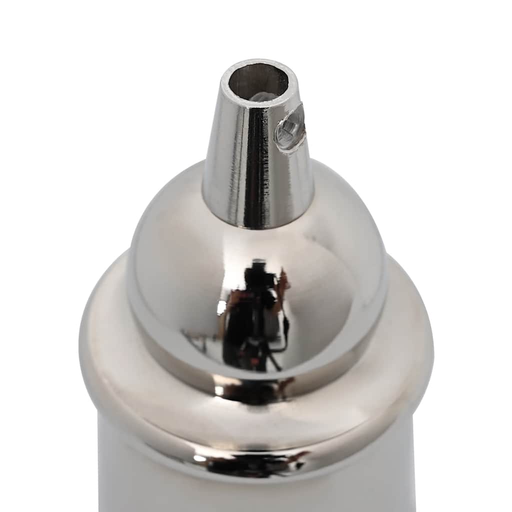 vidaXL Douilles de lampe 2 pcs nickel satiné E27 - Image 5