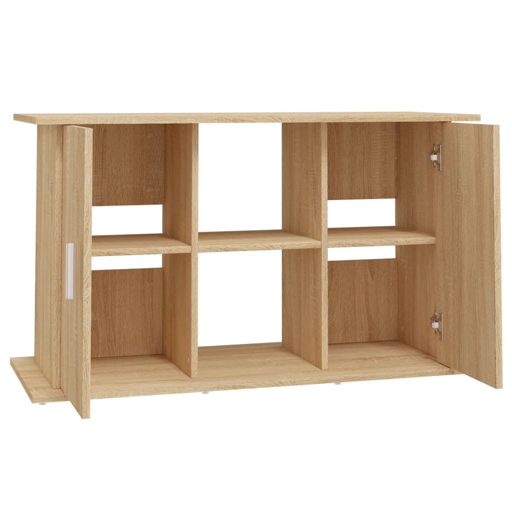 vidaXL Support d'aquarium Chêne Sonoma 101x41x58 cm Bois d'ingénierie - Image 6