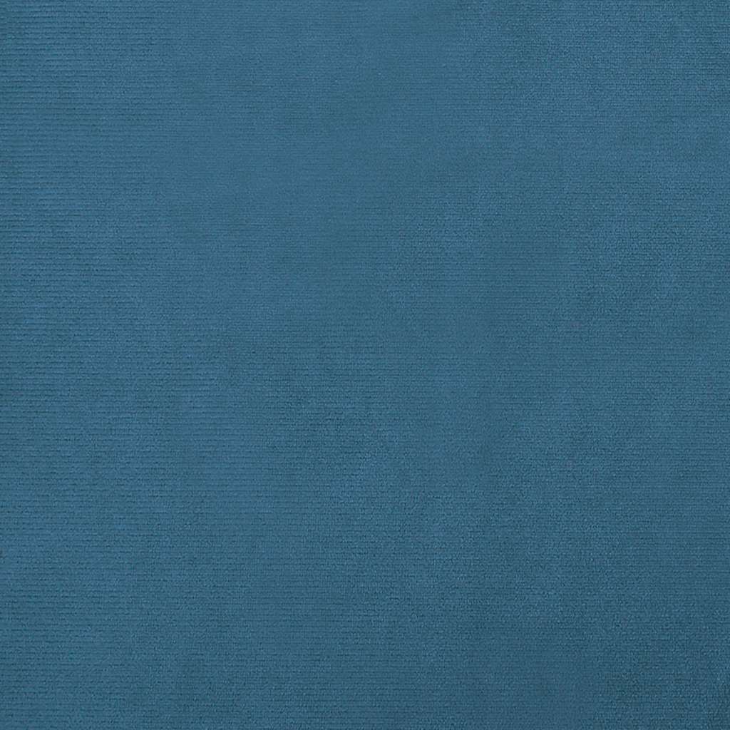 vidaXL Lit pour chien bleu 70x45x33 cm velours - Image 6