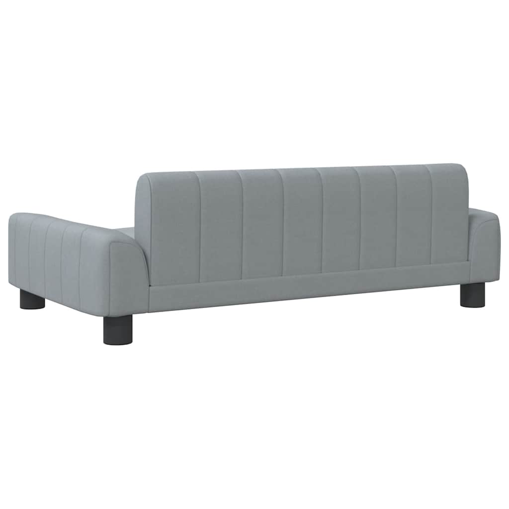 vidaXL Lit pour chien gris clair 90x53x30 cm tissu - Image 5