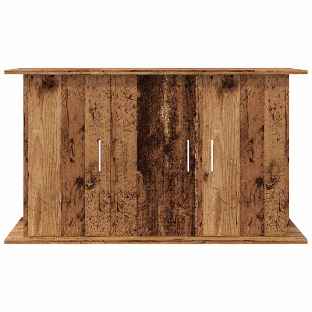 vidaXL Support pour aquarium vieux bois 101x41x58 cm bois d'ingénierie - Image 4