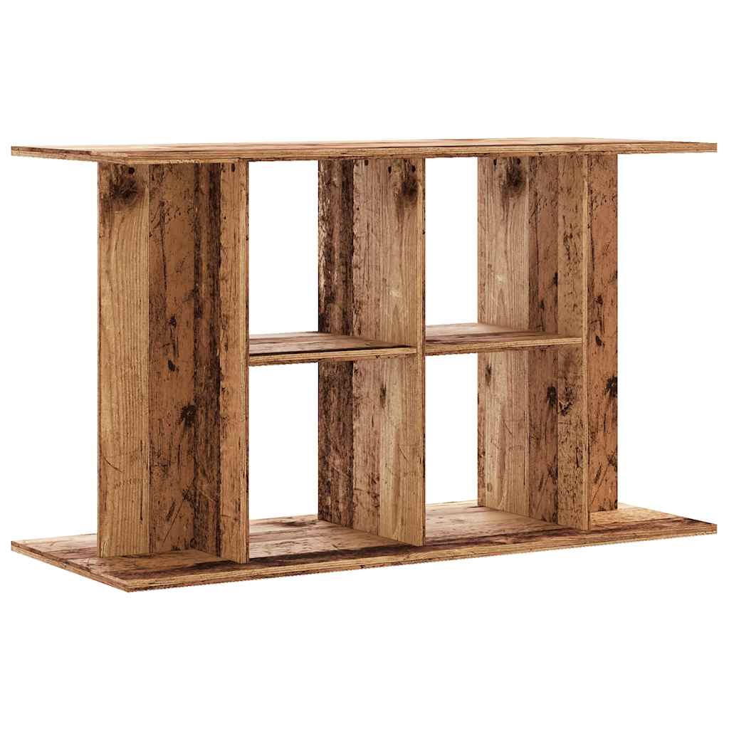 vidaXL Support pour aquarium vieux bois 100x40x60 cm bois d'ingénierie - Image 6