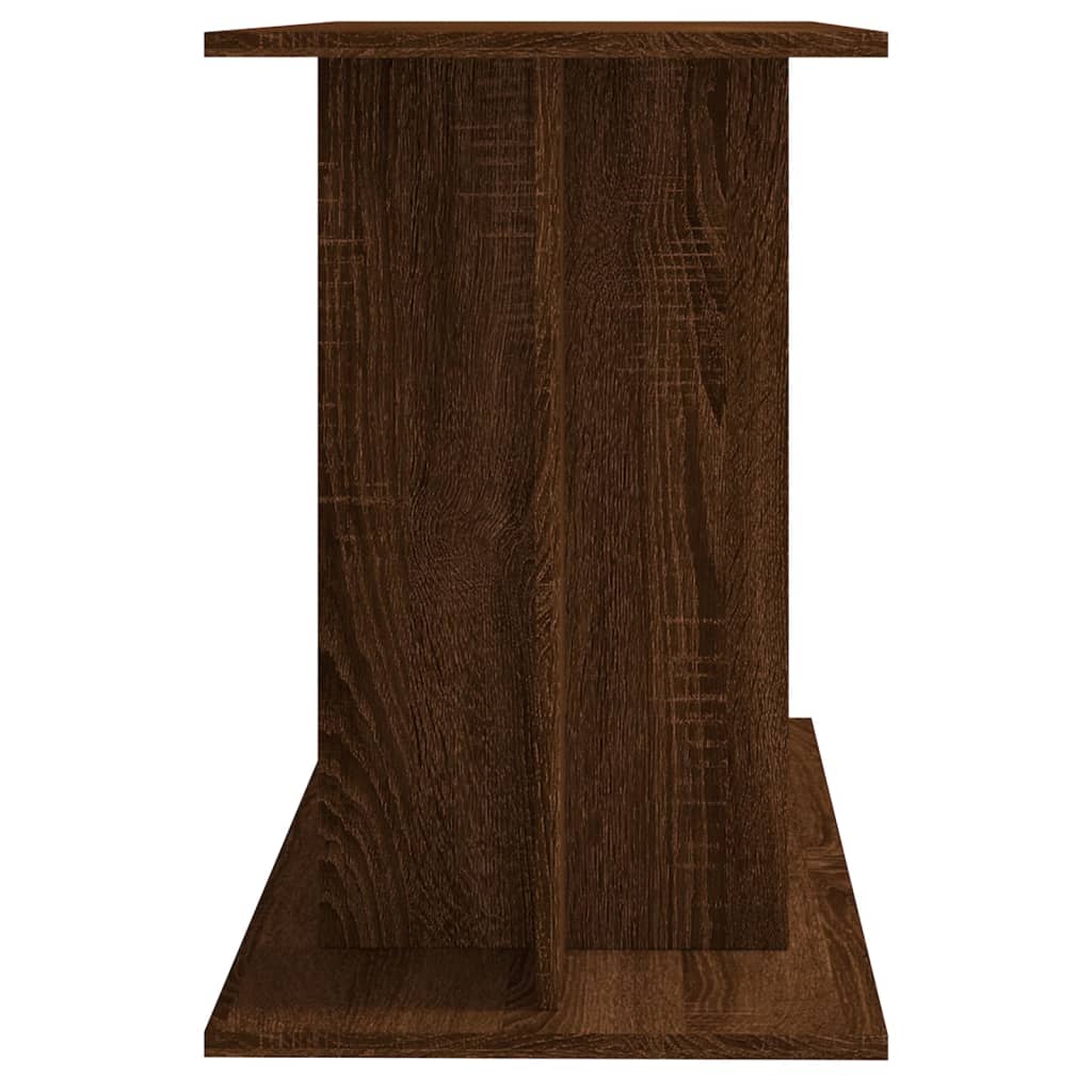 vidaXL Support d'aquarium chêne marron 100x40x60 cm bois d'ingénierie - Image 5