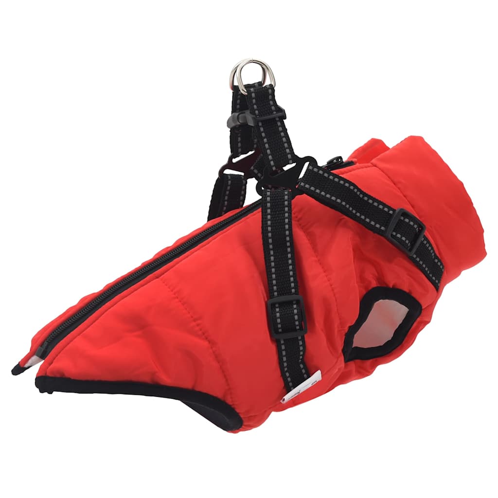 vidaXL Manteau pour chiens avec harnais imperméable réfléchissant L32