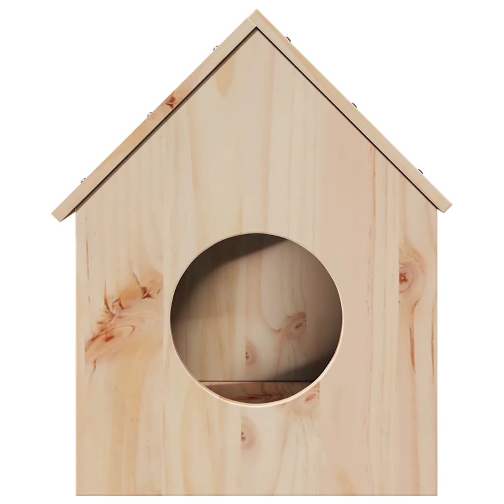 vidaXL Maison pour chat 41x50x50 cm bois de pin massif - Image 3