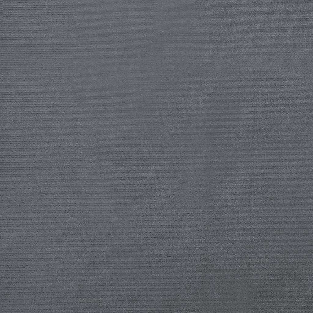 vidaXL Lit pour chien gris foncé 95x55x30 cm velours - Image 6