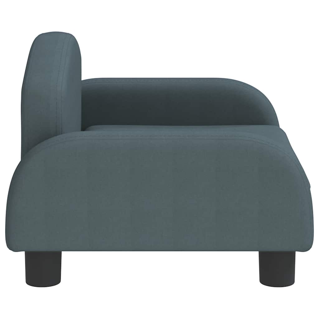 vidaXL Lit pour chien gris foncé 50x40x30 cm tissu - Image 4