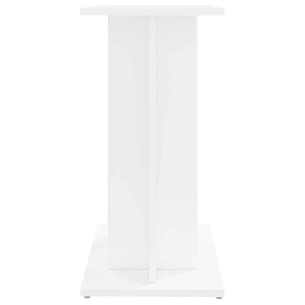 vidaXL Support pour aquarium blanc 60x30x60 cm bois d'ingénierie - Image 5