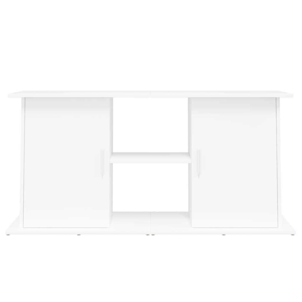vidaXL Support pour aquarium blanc 121x41x58 cm bois d'ingénierie - Image 5