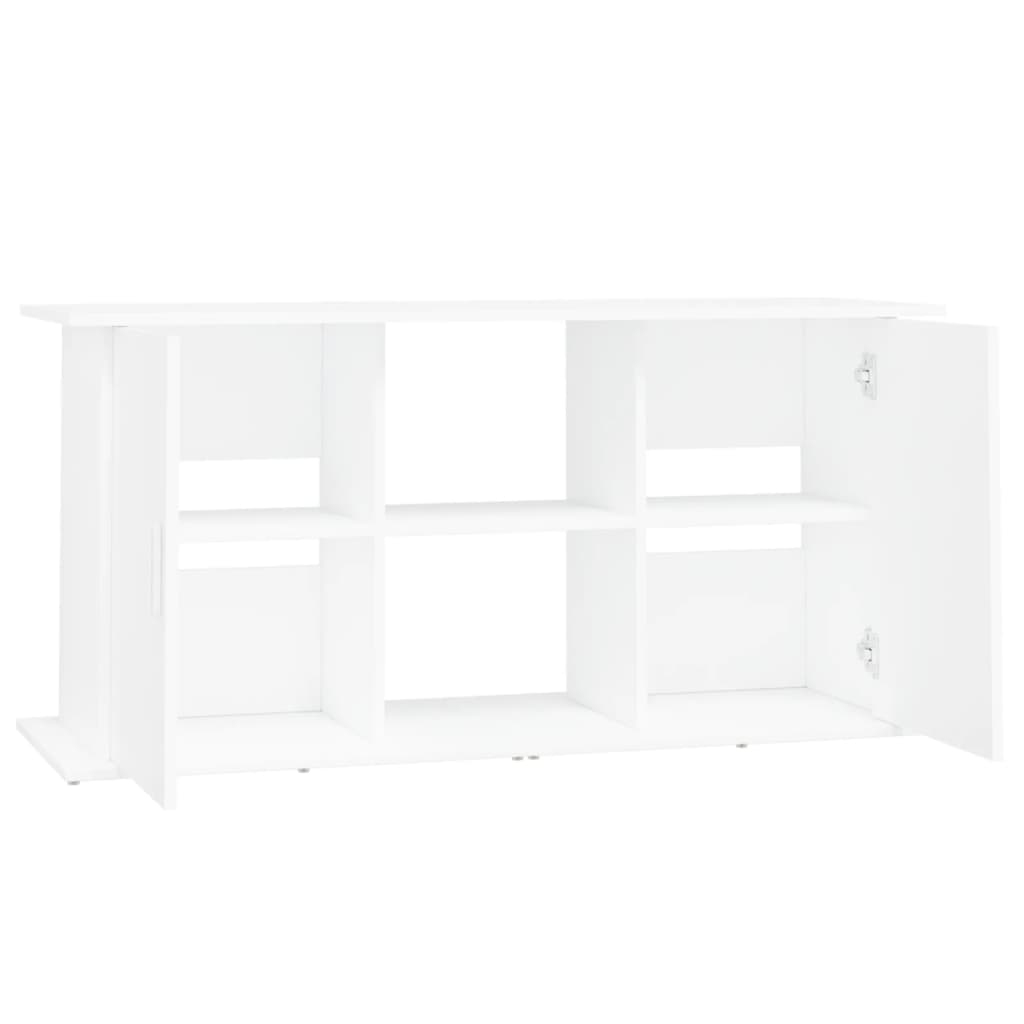 vidaXL Support pour aquarium blanc 121x41x58 cm bois d'ingénierie - Image 6