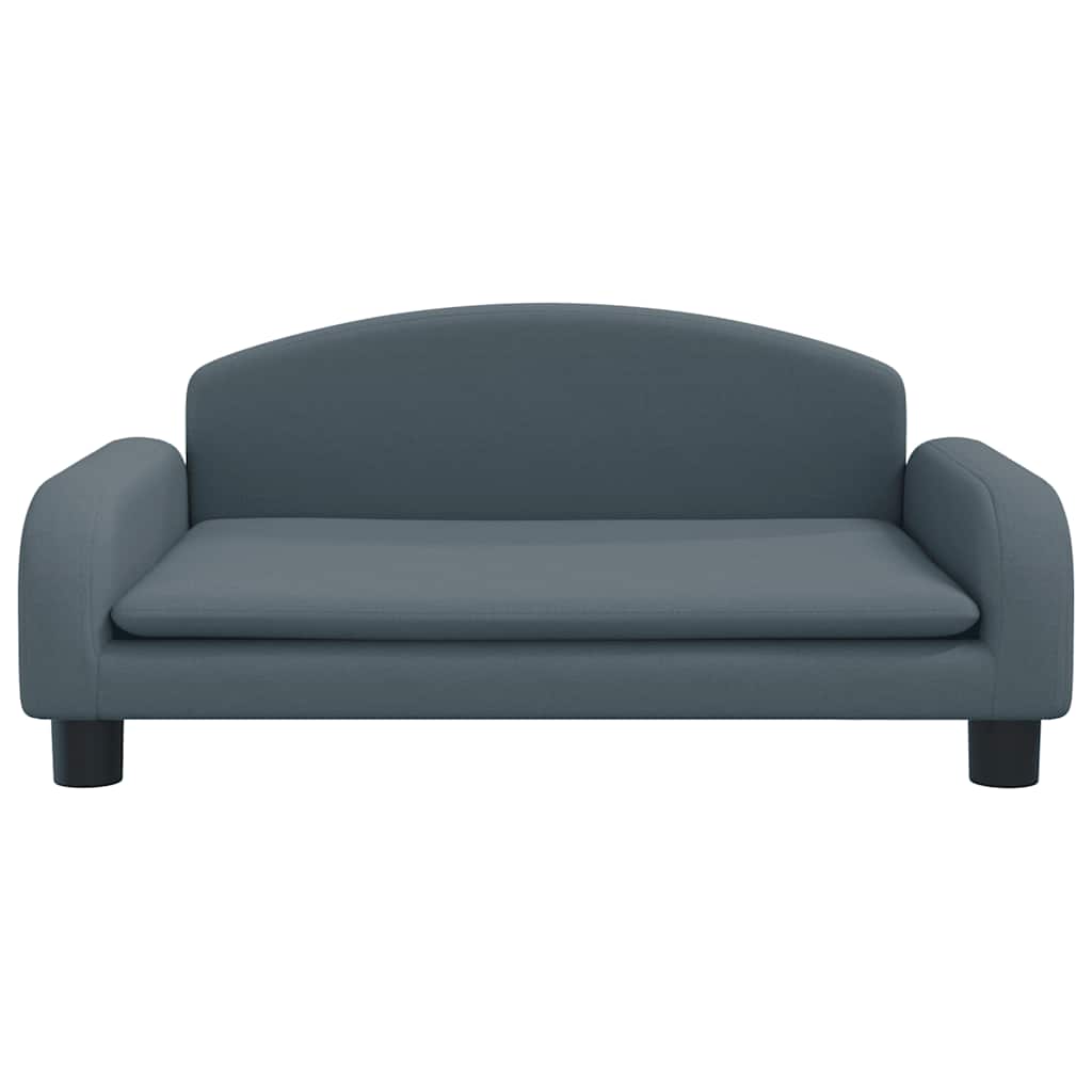 vidaXL Lit pour chien gris foncé 70x45x30 cm tissu - Image 3