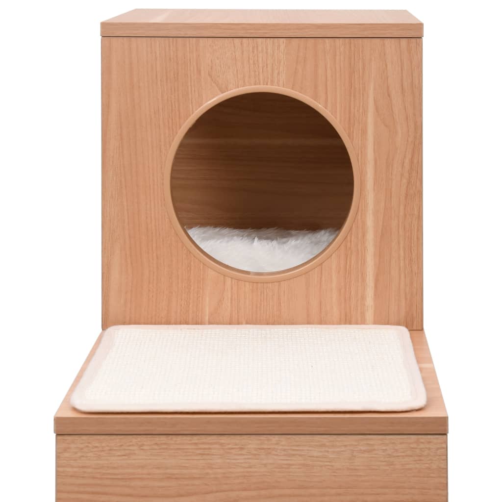 vidaXL Maison de chat avec tapis à gratter en sisal 100 cm - Image 6
